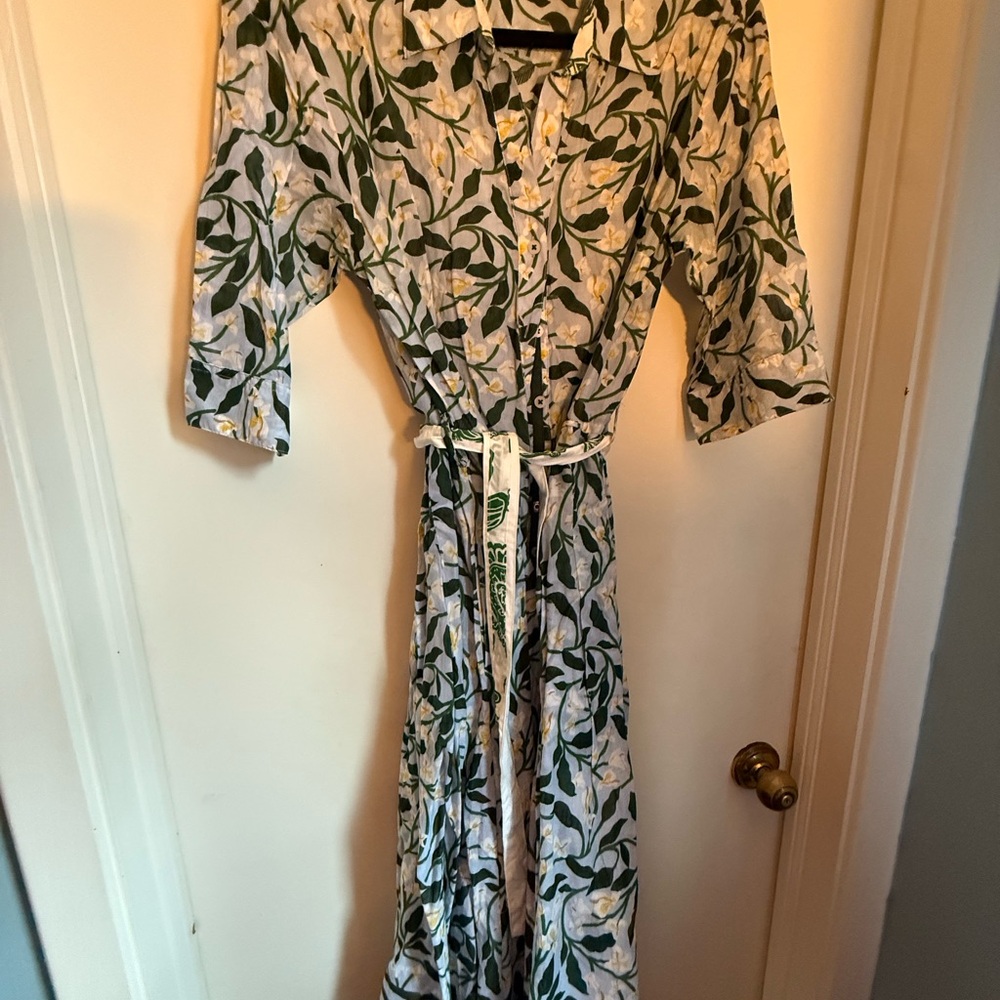 Dizzy Lizzie Mrs Maisel Floral Button-Up Dress with Belt